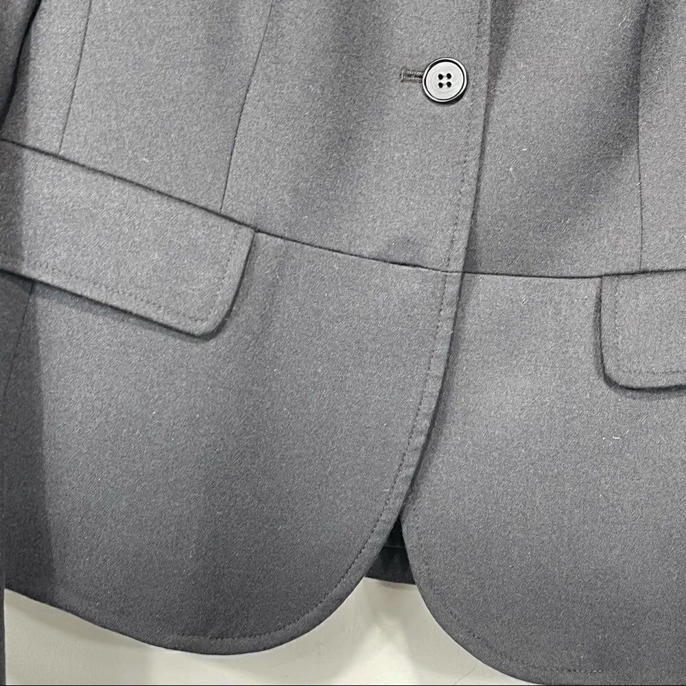 Talbots Black Button Up Blazer Jacket - image 4
